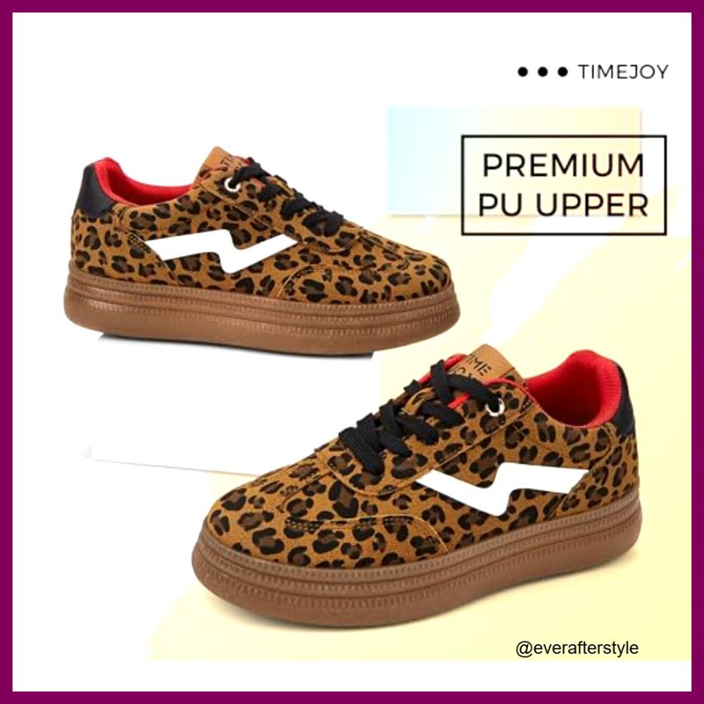 Platform Fashion Sneakers Chunky Retro Casual Low Top Gum Sole Everyday Walking - Picture 5 of 7